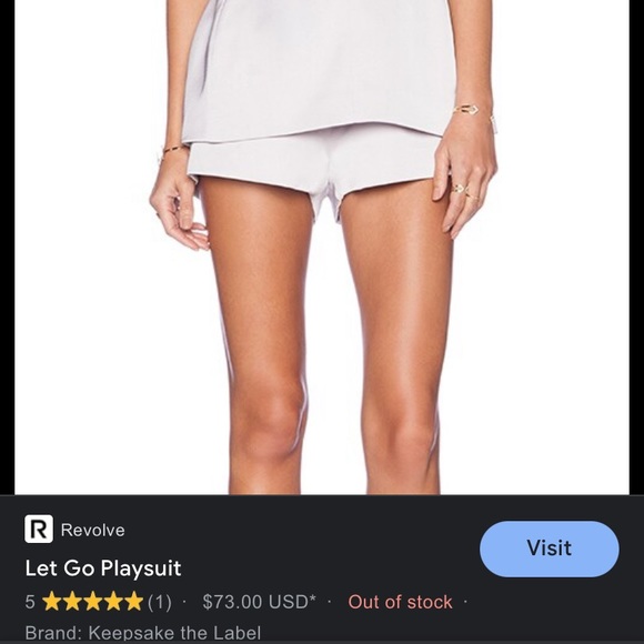 Let go playsuit from keepsake / revolve - Picture 5 of 5